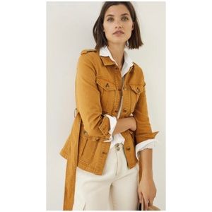 Women's Mustard Jacket Anthropologie NWT